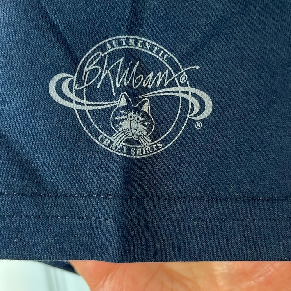 🔥 NWT Dadcat Genuine B. Kliban Cat TEE SHIRT Men’s M Combed Cotton Crazy Shirts - Picture 3 of 16